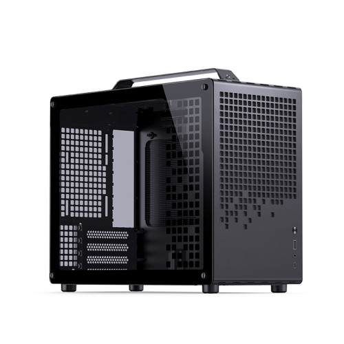 Корпус без блока питания/ Корпус JONSBO Jonsplus Z20 Black MATX без БП, боковая панель из закаленного стекла, mini-ITX, micro-ATX, черный