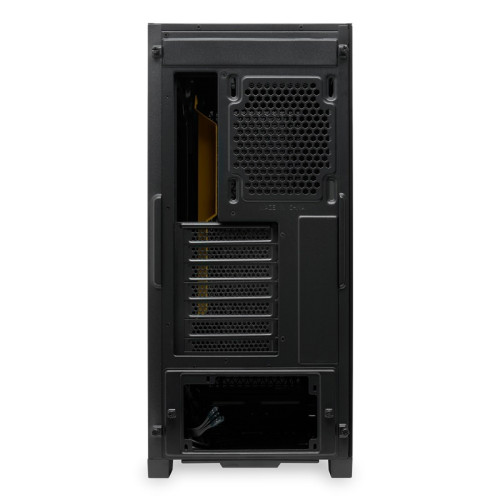 Корпус без блока питания/ Case HSPD M541, Mesh Mid Tower, Black, TG, 0.7 SPCC, no fans, ATX, mATX, mITX, 170/405/210mm, 2x2.5