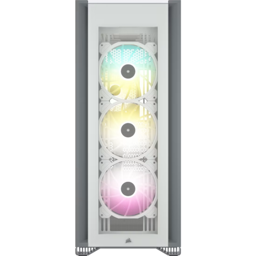 Корпус без блока питания/ Case Corsair iCUE 7000X RGB, Full-Tower, TG, 4x140mm RGB, 4xUSB-A 3.0, 1xUSB 3.2 Type-C, E-ATX, ATX, mATX, mITX White