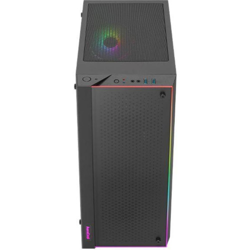 Корпус Aerocool Skribble черный ATX 3x120mm 4x140mm 2xUSB3.0 audio bott PSU [SKRIBBLE-G-BK-V1]
