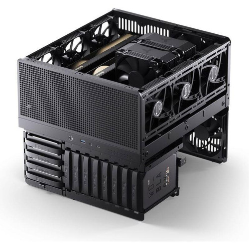 Корпус без блока питания/ Jonsbo N5 black, Mini-Tower, 3x120mm, ATX, E-ATX, mATX, mITX, XL-ATX, 1xUSB3.2 Gen2 Type-C, 1xUSB3.0, 1xAUDIO, Wood panel Корпус без блока питания/ Jonsbo N5 black, Mini-Tower, 3x120mm, ATX, E-ATX, mATX, mITX, XL-ATX, 1xUSB3.2 Gen2 Type-C, 1xUSB3.0, 1xAUDIO, Wood panel
