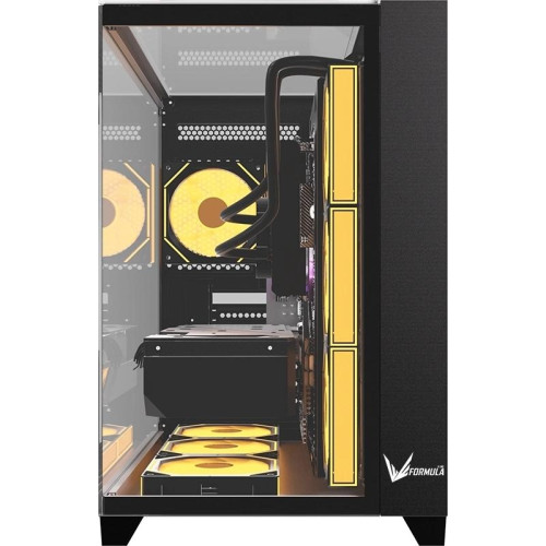 Корпус Formula Crystal Z9 FLOE черный ATX 2xUSB3.0 audio bott PSU [CRYSTAL Z9 FLOE B]