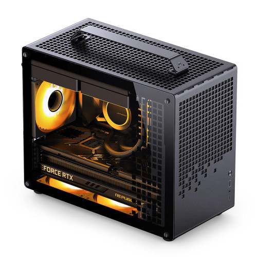 Корпус без блока питания/ Корпус JONSBO Jonsplus Z20 Black MATX без БП, боковая панель из закаленного стекла, mini-ITX, micro-ATX, черный