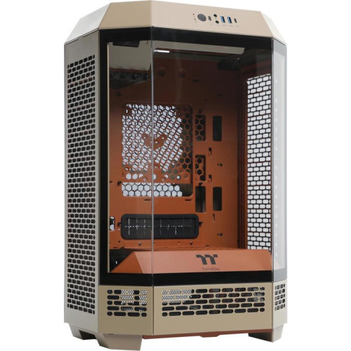 Корпус Thermaltake The Tower 300 Gravel Send коричневый mATX 8x120mm 6x140mm 2xUSB3.0 audio bott PSU [CA-1Y4-00SGWN-00]