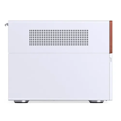 Корпус без блока питания/ Case JONSBO N4, Mini-Tower, 1x120mm, 1xUSB-A 3.0 + 1xUSB-C 3.2, SFX PSU Support, mATX, mITX White