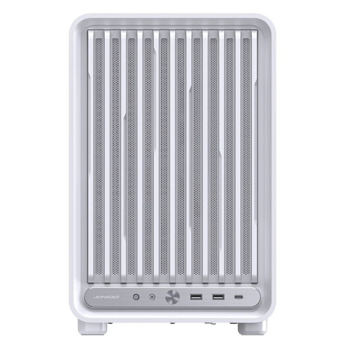 Корпус без блока питания/ Case JONSBO D33, Mini-Tower, TG, no fan, 2xUSB-A 3.0 + 1xUSB-C 3.2, mATX, mITX White
