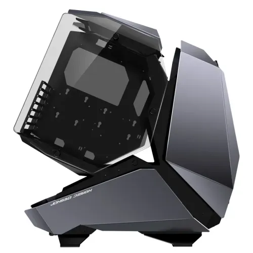 Корпус без блока питания/ Case JONSBO MOD-5, Full-Tower, TG, no fans, 2xUSB-A 3.0 + 1xUSB-C 3.2, ATX, mATX, mITX Gray