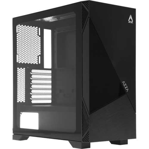 Корпус Azza Eclipse черный ATX 9x120mm 5x140mm 2xUSB2.0 1xUSB3.0 audio bott PSU [CSAZ-440 ECLIPSE]