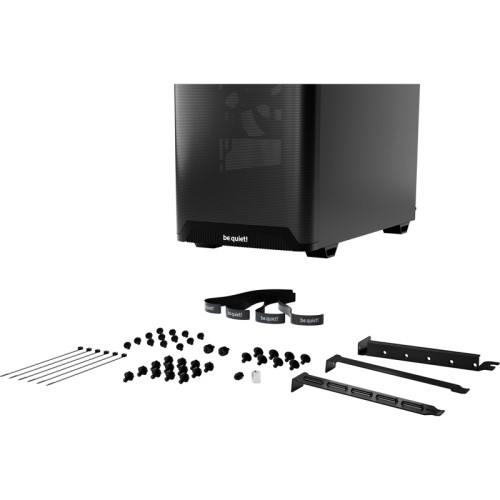Корпус ПК без блока питания/ Case be quiet! PURE BASE 501 Airflow Window, Midi-Tower, TG, 2x140mm, 2xUSB-A 3.2, 1xUSB 3.2 Type-C, ATX, mATX, mITX Black