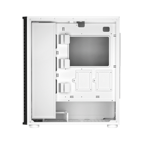 Корпус без блока питания/ PCCooler IE200 WH, Tempered Glass Full Tower, White, TG, SPCC, 1x120mm ARGB E-ATX, ATX, mATX, mITX 180/380/220mm 4x2.5