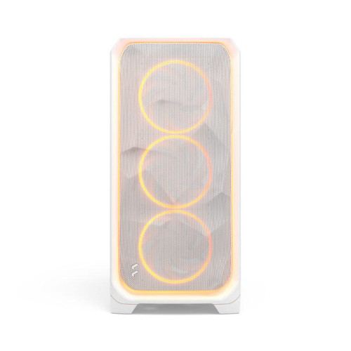 Корпус ПК без блока питания/ Case Fractal Design Meshify 3 XL Ambience Pro RGB TG Clear Tint, Full-Tower, 3x140mm ARGB, 2xUSB-A 3.2 + 1xUSB 3.2 Type-C SSI-EEB, SSI-CEB, E-ATX, ATX, mATX, mITX, White