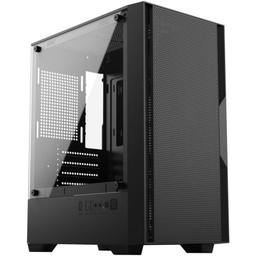 Корпус Oklick OCC-MN307 черный без БП mATX 8x120mm 2xUSB2.0 1xUSB3.0 audio bott PSU