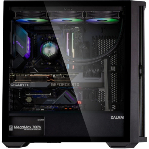 Корпус Zalman Z10 черный ATX 10x120mm 2x140mm 2xUSB3.0 audio bott PSU [Z10]