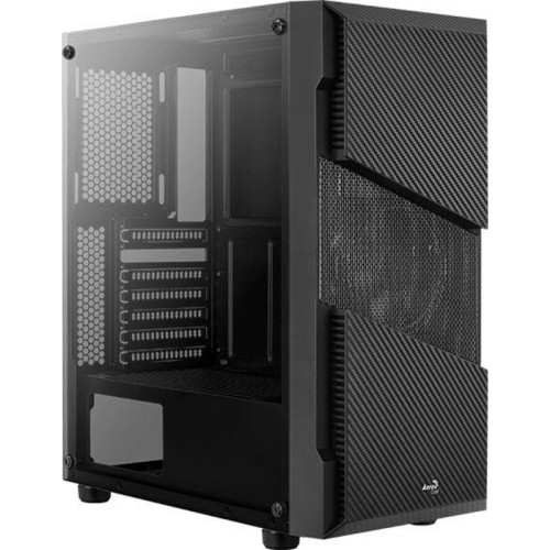 Корпус Aerocool Menace Saturn FRGB-G-BK-v1 черный ATX 7x120mm 2x140mm 2xUSB3.0 audio bott PSU [MENACE FRGB-G-BK-V1]