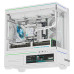 Корпус без блока питания/ Case Thermalright M10 Vision, Mini-Tower, TG, LCD, ARGB, no fans, 2xUSB-A 3.0, 1xUSB Type-C, mATX, mITX White