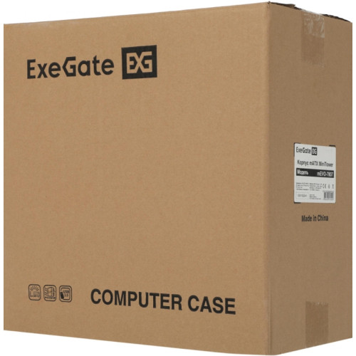 Корпус Exegate mEvo-7807 черный mATX 2x80mm 1x92mm 1x120mm 1xUSB2.0 1xUSB3.0 audio [EX292981RUS]
