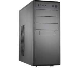 Корпус без блока питания/ Case Foxline FL-886 ATX case, black, w/o PSU, w/2xUSB3.0, w/o pwrcord, w/o FAN