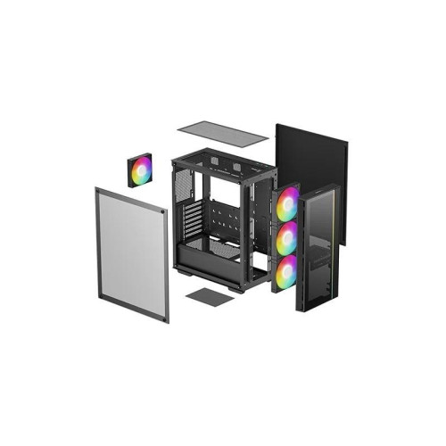 Корпус Deepcool Matrexx 55 V4 черный ATX 7x120mm 2x140mm 2xUSB3.0 audio bott PSU [R-MATREXX55-BKADA4-G-4]