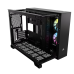 Корпус без блока питания/ Case Corsair iCUE LINK 2500X RGB, Midi-Tower, TG, 2x120mm RGB, 2xUSB-A 3.2, 1xUSB 3.2 Type-C, mATX, mITX Black