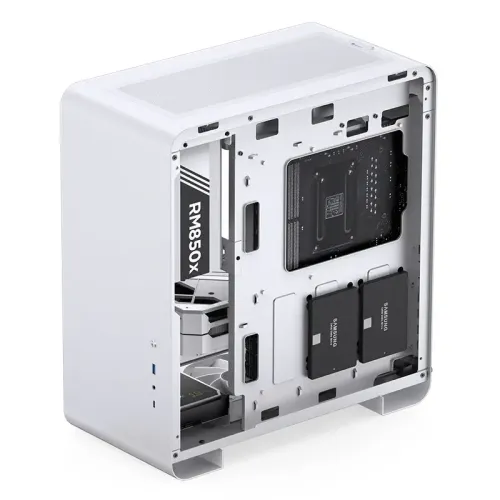 Корпус без блока питания/ Case JONSBO U4 PRO MESH, Midi-Tower, no fan, 1xUSB-A 3.2 + 1xUSB-C 3.2, ATX, mATX, mITX White