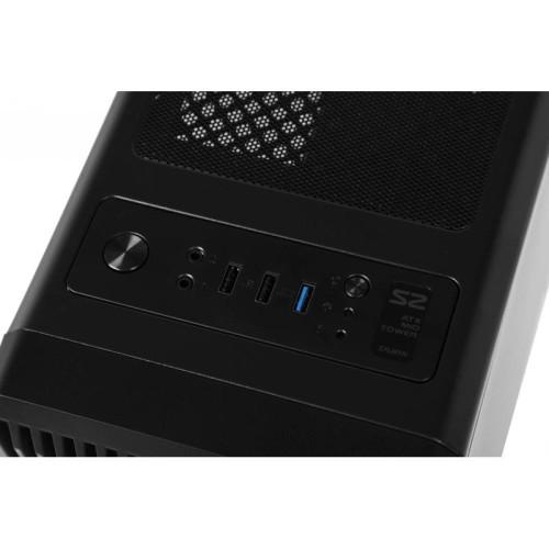 Корпус Zalman S2 TG черный ATX 4x120mm 2xUSB2.0 1xUSB3.0 audio bott PSU [S2 TG BLACK]