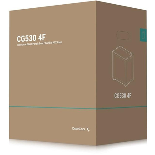 Корпус Deepcool CG530 4F черный ATX 2x120mm 2x140mm 2xUSB2.0 1xUSB3.0 audio bott PSU [R-CG530-BKADA4-G-1]