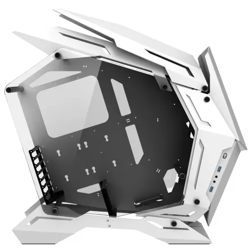 Корпус без блока питания/ Case JONSBO MOD-3, Full-Tower, TG, no fans, 2xUSB-A 3.0, EATX, ATX, mATX, mITX White