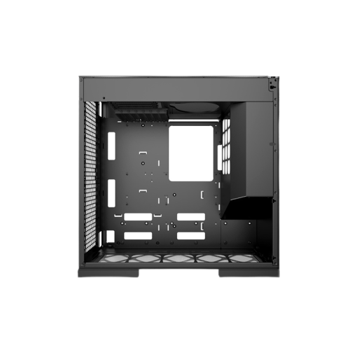 Корпус ПК без блока питания/ Case Geometric Future Model 8 Dharma, Midi-Tower, TG, no fans, 2xUSB-A 3.0,  2xUSB-A 2.0, 1xUSB 3.2 Type-C, E-ATX, ATX, mATX, mITX Silver/Black