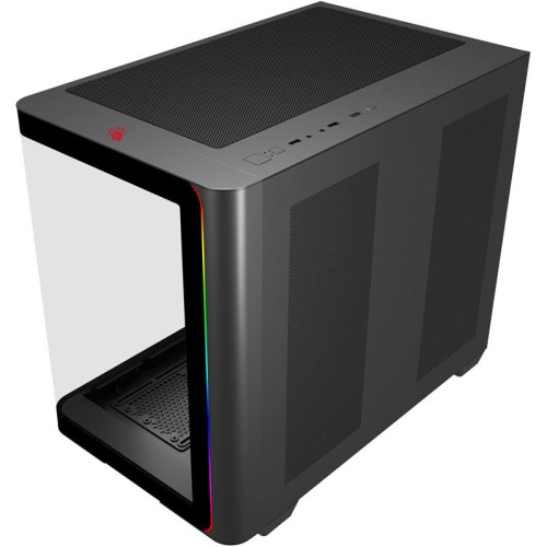 Корпус Bloody BD-CC113 черный без БП ATX 10x120mm 2xUSB3.0 audio bott PSU