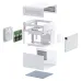 Корпус без блока питания/ Case JONSBO N2, Mini-Tower, 1x120mm, 1xUSB-A 3.0 + 1xUSB-C 3.2, SFX PSU Support, mITX White