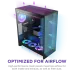 Корпус без блока питания/ Case NZXT H7 Flow RGB, Midi-Tower, TG, 3x120mm RGB, 2xUSB-A 3.2 + 1xUSB-C 3.2, E-ATX, ATX, mATX, mITX Black