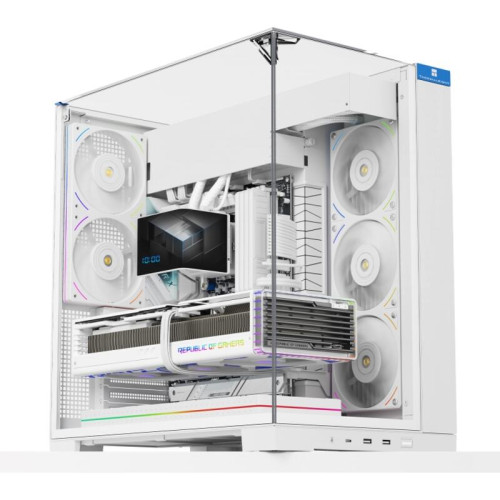Корпус без блока питания/ Case Thermalright A70, Midi-Tower, TG, no fans, 2xUSB-A 3.0, 1xUSB Type-C, ATX, mATX, mITX White Корпус без блока питания/ Case Thermalright A70, Midi-Tower, TG, no fans, 2xUSB-A 3.0, 1xUSB Type-C, ATX, mATX, mITX White
