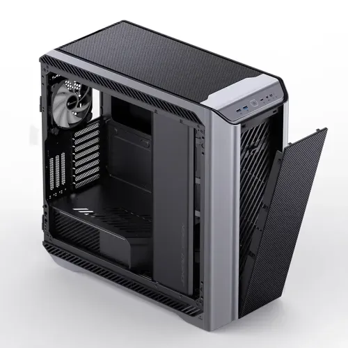 Корпус без блока питания/ Case JONSBO D500, Full-Tower, TG, 3x140mm ARGB, 2xUSB-A 3.2 + 1xUSB-C 3.2, E-ATX, ATX, mATX, mITX Silver