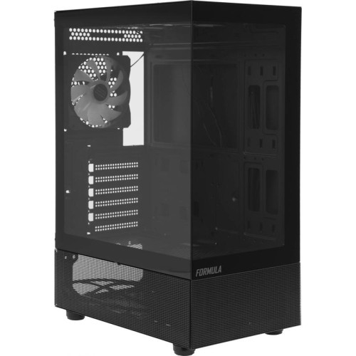 Корпус Formula Crystal Z1 PLUS черный ATX 2x120mm 2xUSB2.0 1xUSB3.0 audio bott PSU [CRYSTAL Z1 PLUS]