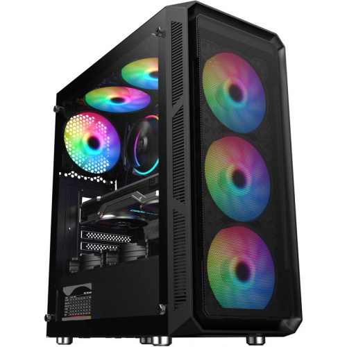 Корпус Oklick OCC-MD301 черный ATX 6x120mm 2xUSB2.0 1xUSB3.0 audio bott PSU [OCC-MD301]