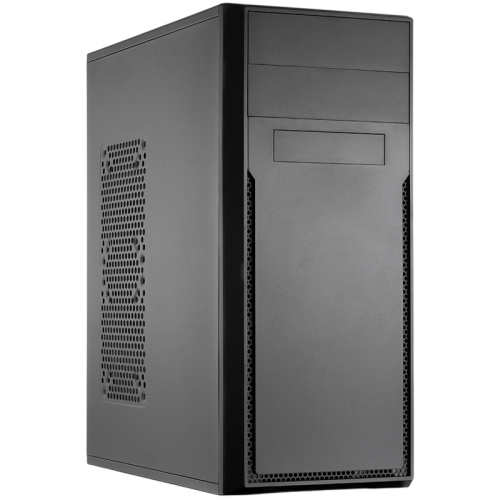Корпус без блока питания/ Case Foxline FL-302, ATX, 2x5.25EXT, 1x3.5EXT, 4x3.5INT, 2xUSB2.0, HDA, w/o FAN, w/o PSU, NO pwr cord