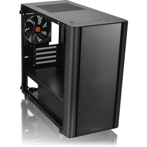 Корпус Thermaltake V150 TG черный mATX 3x120mm 3x140mm 2xUSB2.0 1xUSB3.0 audio bott PSU [CA-1R1-00S1WN-00]