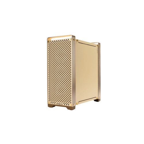Корпус без блока питания/ Case InWin Dubili, Full-Tower, TG, 4x140mm, 2xUSB-A 3.2 + 1xUSB-C 3.2, E-ATX, ATX, mATX, mITX Champagne Gold