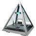 Корпус Azza Pyramid L черный/серебристый ATX 6x120mm 2xUSB3.0 audio bott PSU [CSAZ-804L PYRAMID]