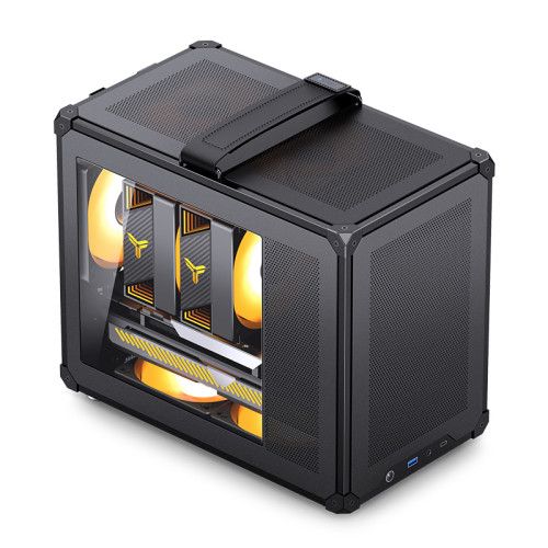 Корпус без блока питания/ Jonsbo C6 MAX black, Mini-Tower, no fans, mATX, mITX , 1xType-C(20PIN), 1xUSB3.0, 1xAUDIO, 1xMIC, with handle Корпус без блока питания/ Jonsbo C6 MAX black, Mini-Tower, no fans, mATX, mITX , 1xType-C(20PIN), 1xUSB3.0, 1xAUDIO, 1xMIC, with handle