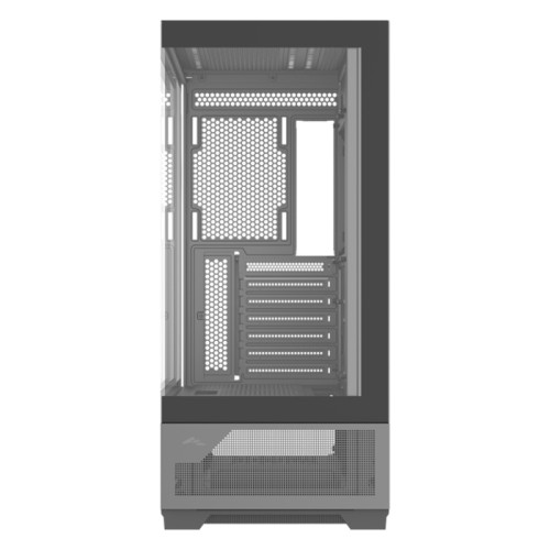 Корпус ПК без блока питания/ Case SAMA V43E Black, Midi-Tower, TG, no fans, 2xUSB 3.0 + 1xUSB 3.2 Type-C, ATX, mATX, mITX Black