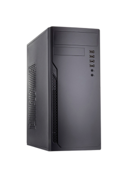 Корпус без блока питания/ Case Foxline FL-301, ATX, 1x5.25EXT, 1x3.5EXT, 4x3.5INT, 4xUSB2.0, HDA, w/o FAN, w/o ATX PSU, no pwr cord