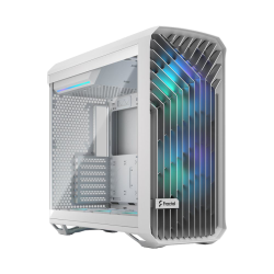 Корпус ПК без блока питания/ Case Fractal Design Torrent RGB TG Clear Tint, Full-Tower, 2x180mm + 3x140mm RGB, 2xUSB-A 3.2 + 1xUSB 3.2 Type-C E-ATX, SSI-CEB, SSI-EEB, ATX, mATX, mITX White