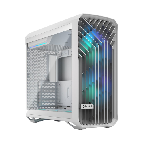 Корпус ПК без блока питания/ Case Fractal Design Torrent RGB TG Clear Tint, Full-Tower, 2x180mm + 3x140mm RGB, 2xUSB-A 3.2 + 1xUSB 3.2 Type-C E-ATX, SSI-CEB, SSI-EEB, ATX, mATX, mITX White