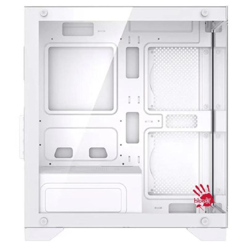 Корпус Bloody BD-CC103 белый mATX 7x120mm 1xUSB2.0 1xUSB3.0 audio bott PSU [BD-CC103-WH]