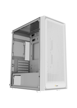Корпус ПК без блока питания/ Case Ocypus Gamma C50 WH, Mini-Tower, TG, no fans, 1xUSB-A 3.0 + 2xUSB 2.0, mATX, mITX White