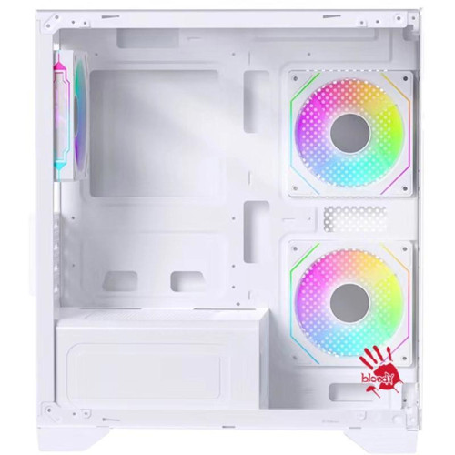 Корпус Bloody BD-CC103F белый без БП mATX 7x120mm 1xUSB2.0 1xUSB3.0 audio bott PSU