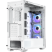 Корпус без блока питания/ Cooler Master MasterBox TD500 MESH V2 White, Mid Tower, 2 x USB 3.2 Gen 1 Type-A / 1 x USB 3.2 Gen 2 Type-C, Tool-Free Crystalline Tempered Glass Side Panel with Polygonal FineMesh Front Panel, 3 x CF120 Addressable RGB Fans Incl