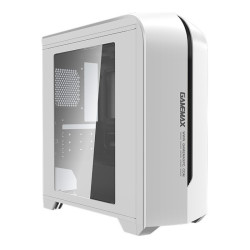 Компьютерный корпус, без блока питания mATX/ Gamemax Centauri WB H601 mATX case, white, w/o PSU, w/1xUSB3.0+1xUSB2.0+HD-Audio, w/1x12mm FRGB fan (GMX-AF12X)