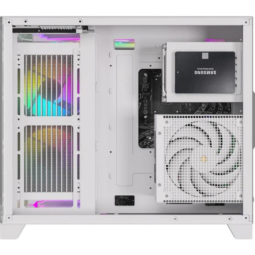 Корпус Formula Crystal Z6M Floe белый без БП mATX 4x120mm 2xUSB3.0 audio bott PSU